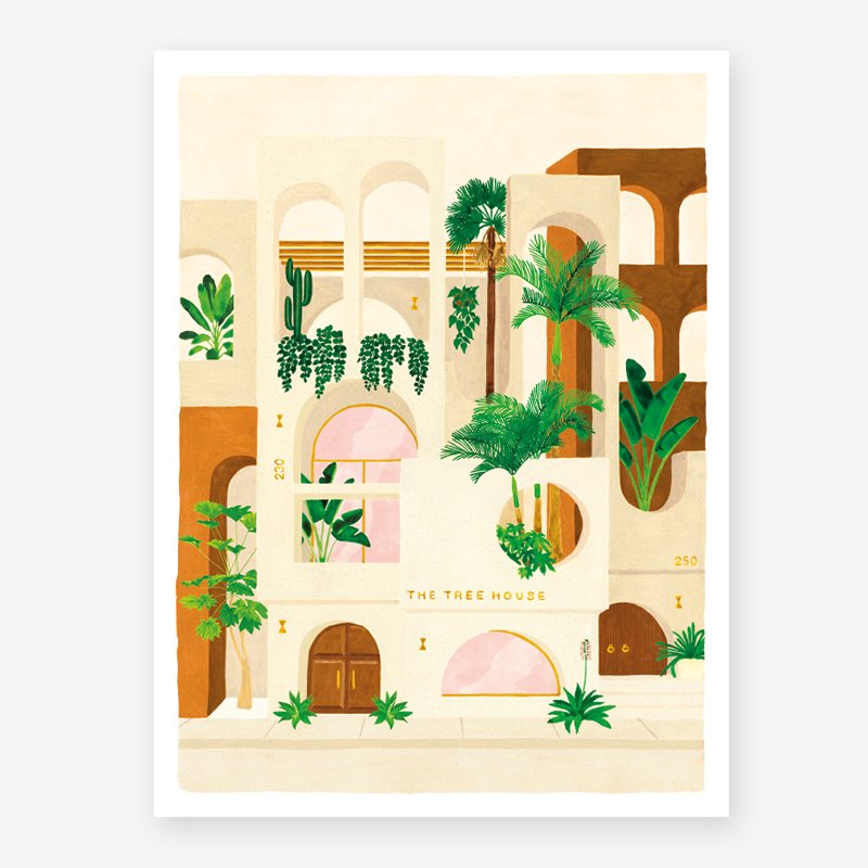 all-the-ways-to-say-tulum-affiche-tropicale-medium-29-7x39-7 image 1
