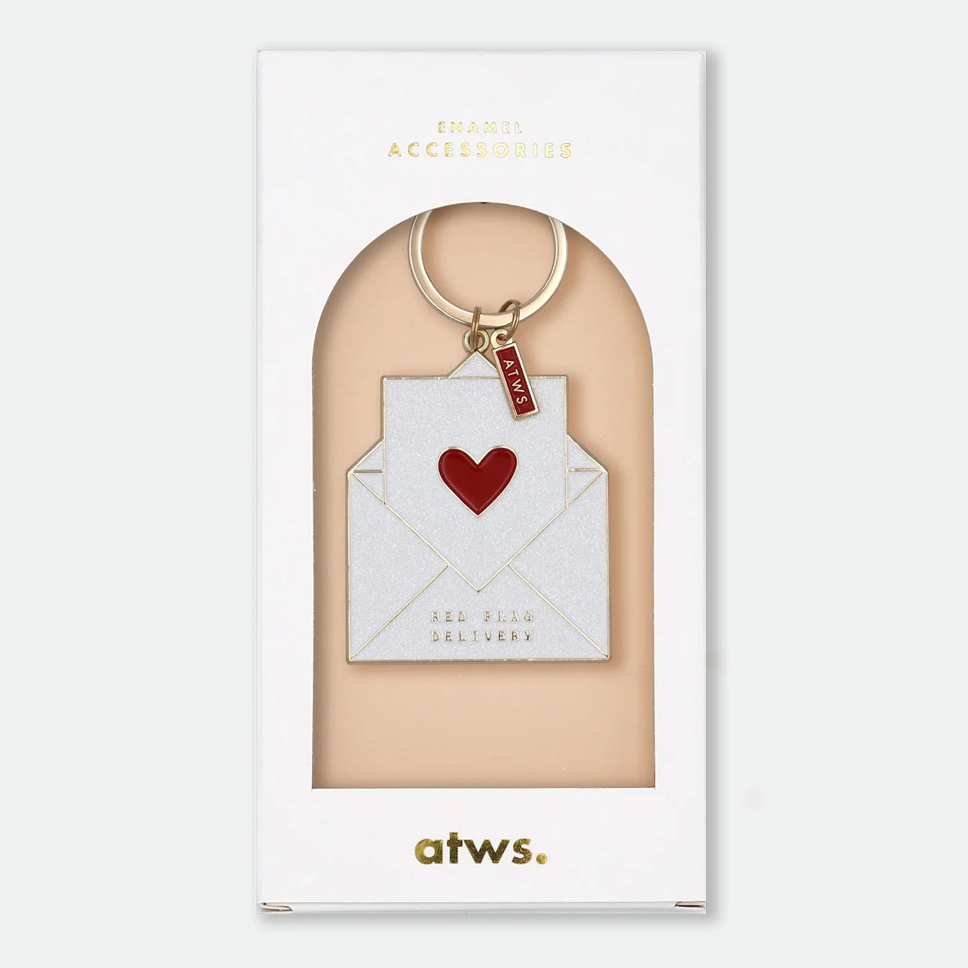 all-the-way-to-say-red-flag-porte-cl-s-enveloppe-c-ur image 1