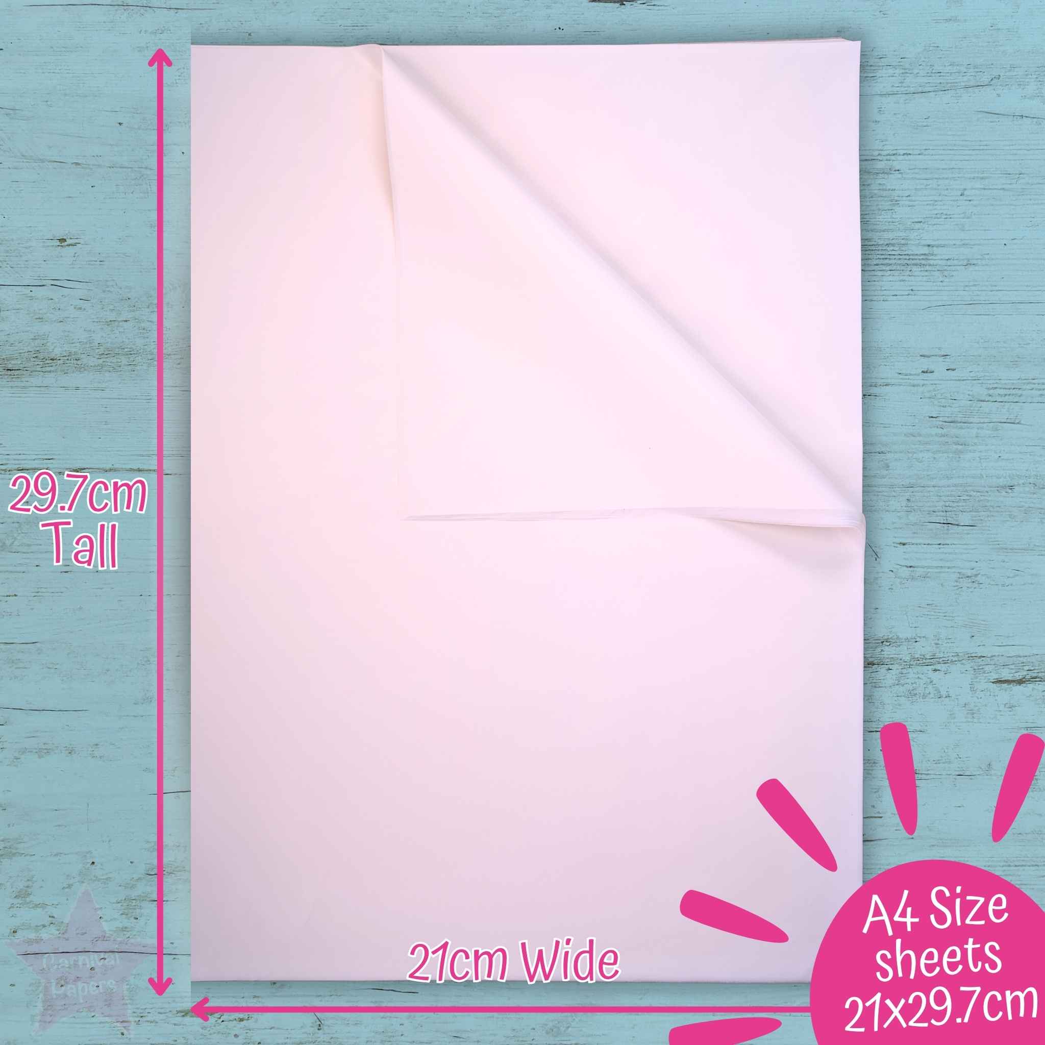 carnival-papers-papier-soie-blanc-a4-60-feuilles-22g image 1