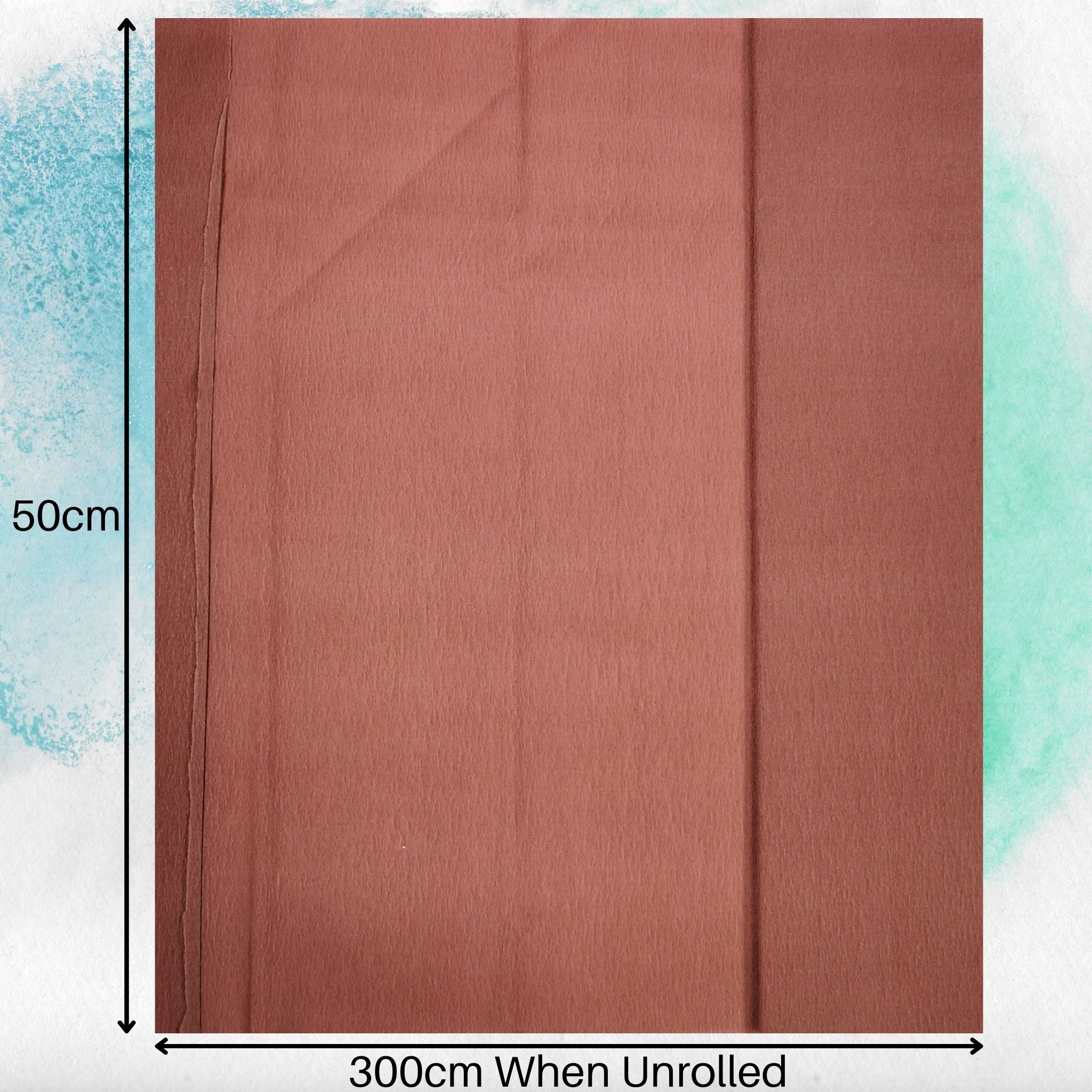carnival-papers-crepe-papier-cr-pon-marron-50cmx3m-extensible image 6