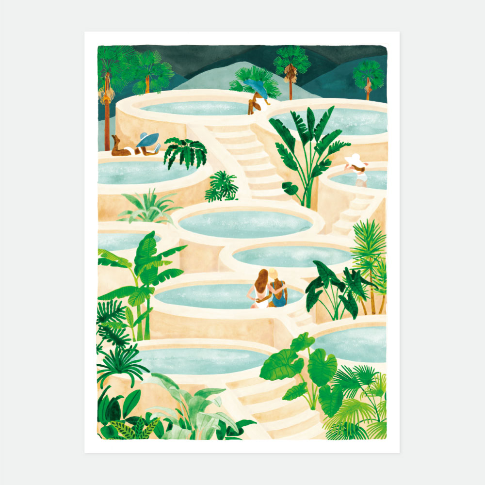 all-the-ways-to-say-natural-spa-affiche-50-x-70-cm-nature-zen image 1