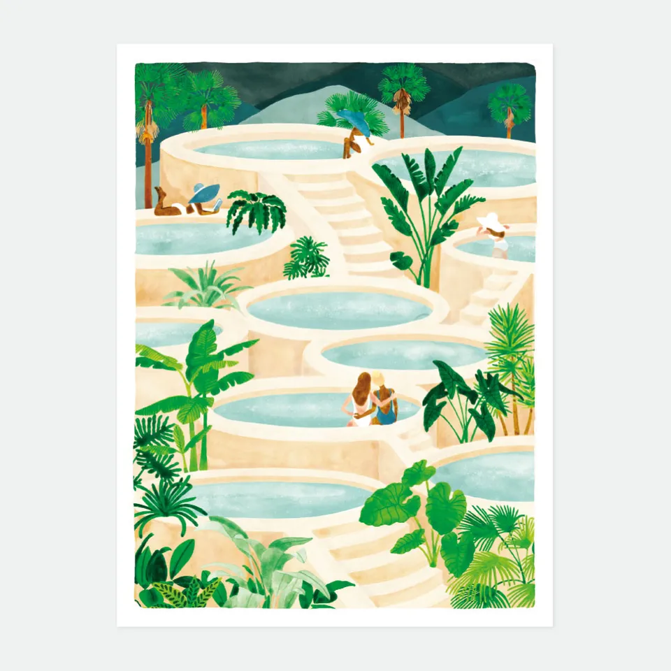 all-the-ways-to-say-natural-spa-affiche-50-x-70-cm-nature-zen image 1