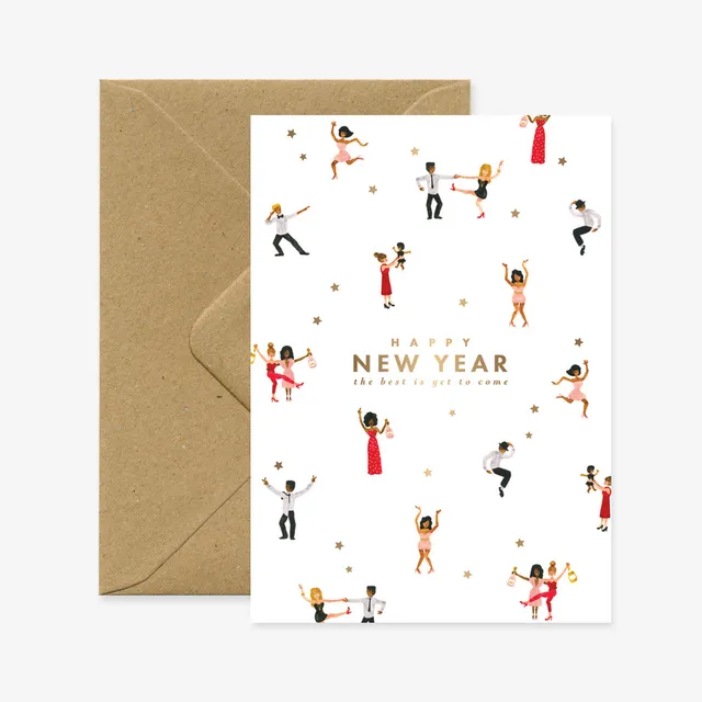 all-the-way-to-say-dancers-carte-de-voeux-nouvel-an-a6 image 1