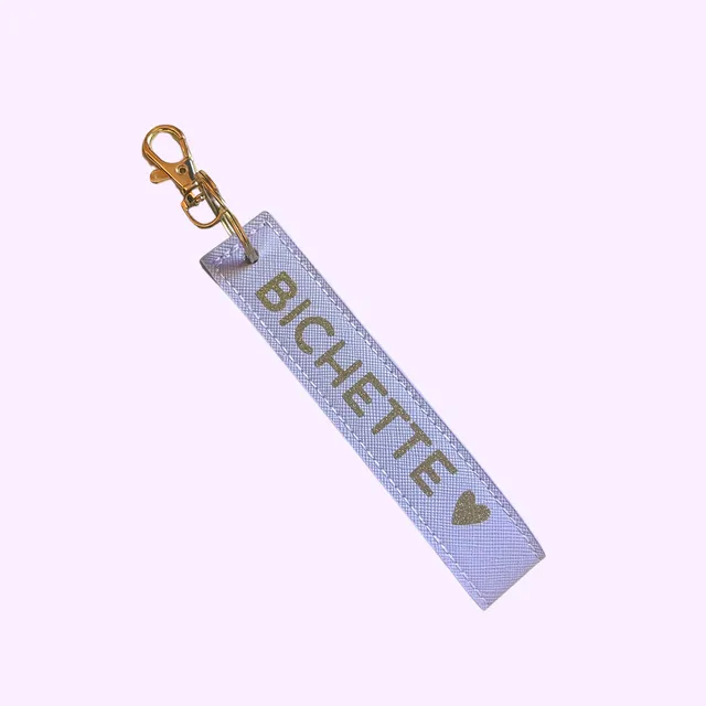 atelier-naholi-porte-cl-dragonne-bichette-violet-similicuir image 1