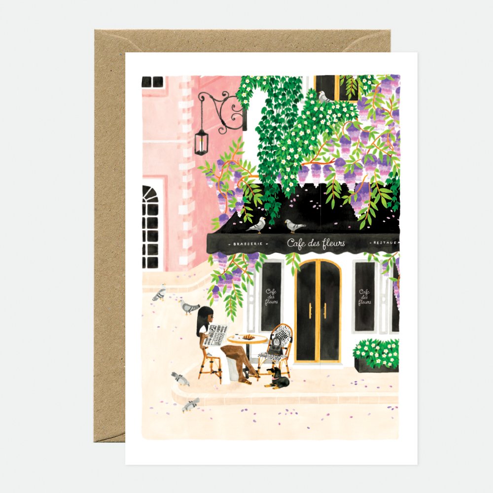 all-the-way-to-say-paris-carte-de-voeux-a6-romantique image 1