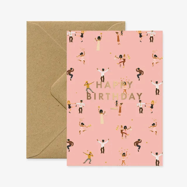 all-the-ways-to-say-birthday-dancers-carte-anniversaire-a6 image 1