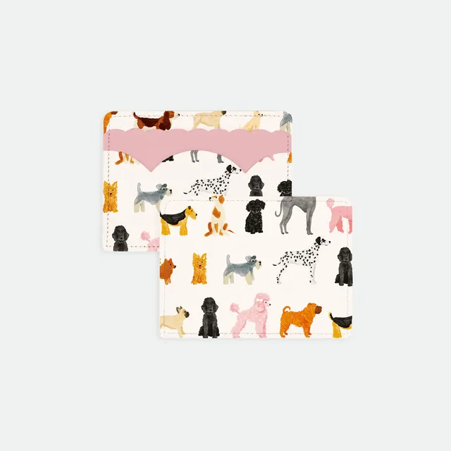 all-the-ways-to-say-dogs-porte-cartes-cuir-pu-chiens image 1