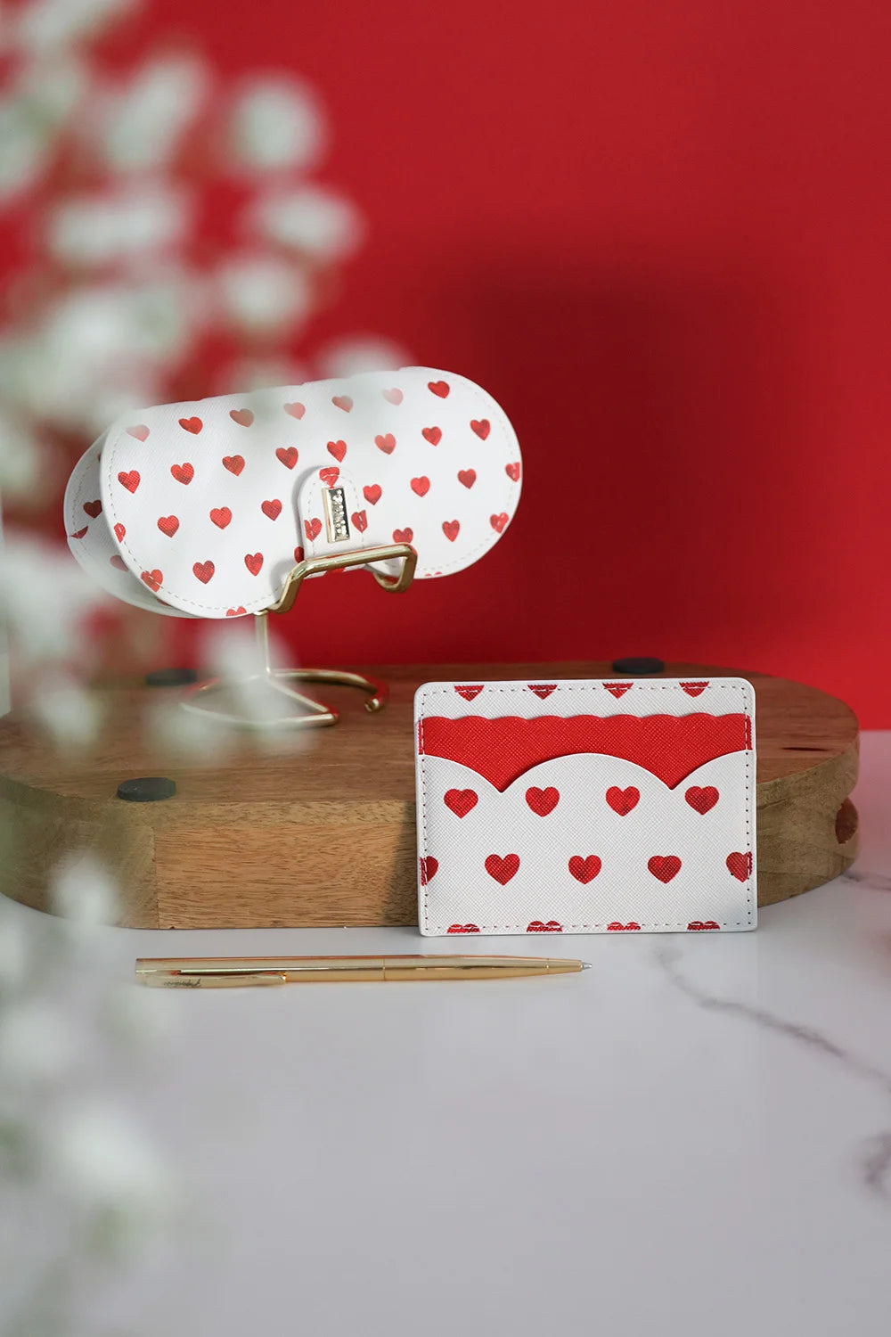 all-the-way-to-say-heart-porte-cartes-cuir-pu-c-urs-8-cm image 4