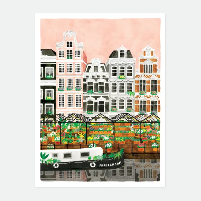 all-the-way-to-say-amsterdam-affiche-50x70-cm-grand image 1