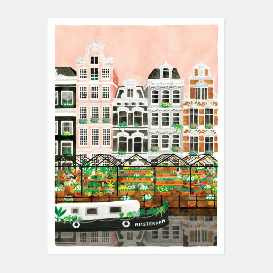all-the-way-to-say-amsterdam-affiche-50x70-cm-grand image 1