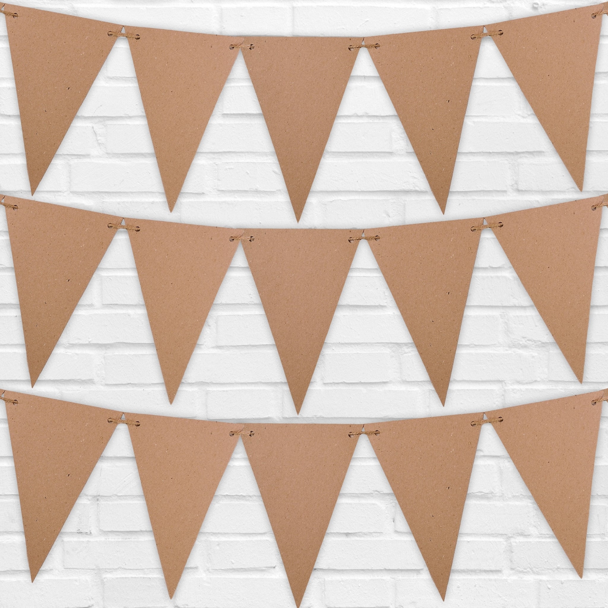 carnival-papers-kit-guirlande-24-fanions-kraft-ficelle-jute image 8