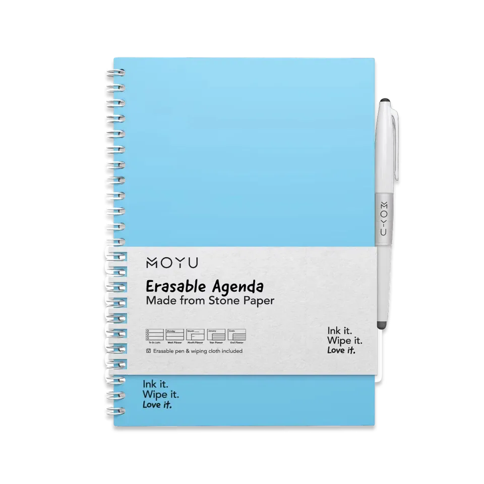 moyu-sky-blue-agenda-effa-able-a5-semainier image 1