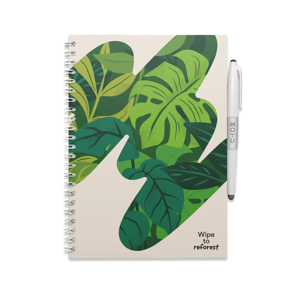moyu-erasable-notebooks-sandy-jungle-cahier-effa-able-a5-jungle image 1