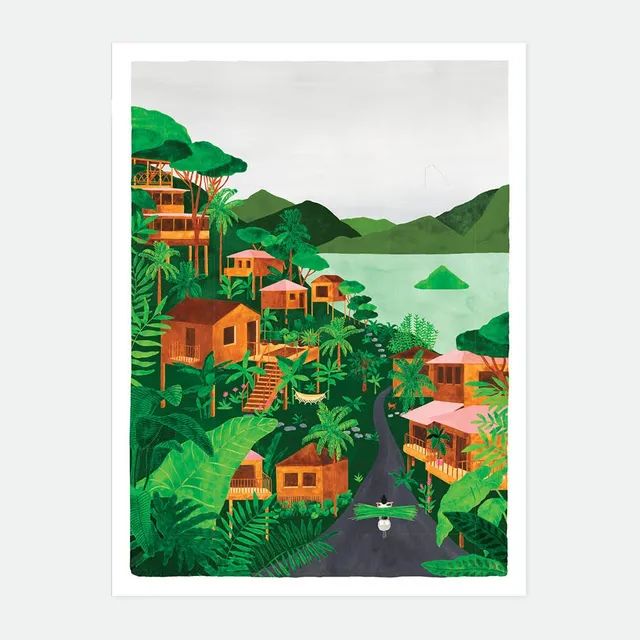 all-the-ways-to-say-lodges-affiche-chalets-medium-29-7x39-7cm image 1