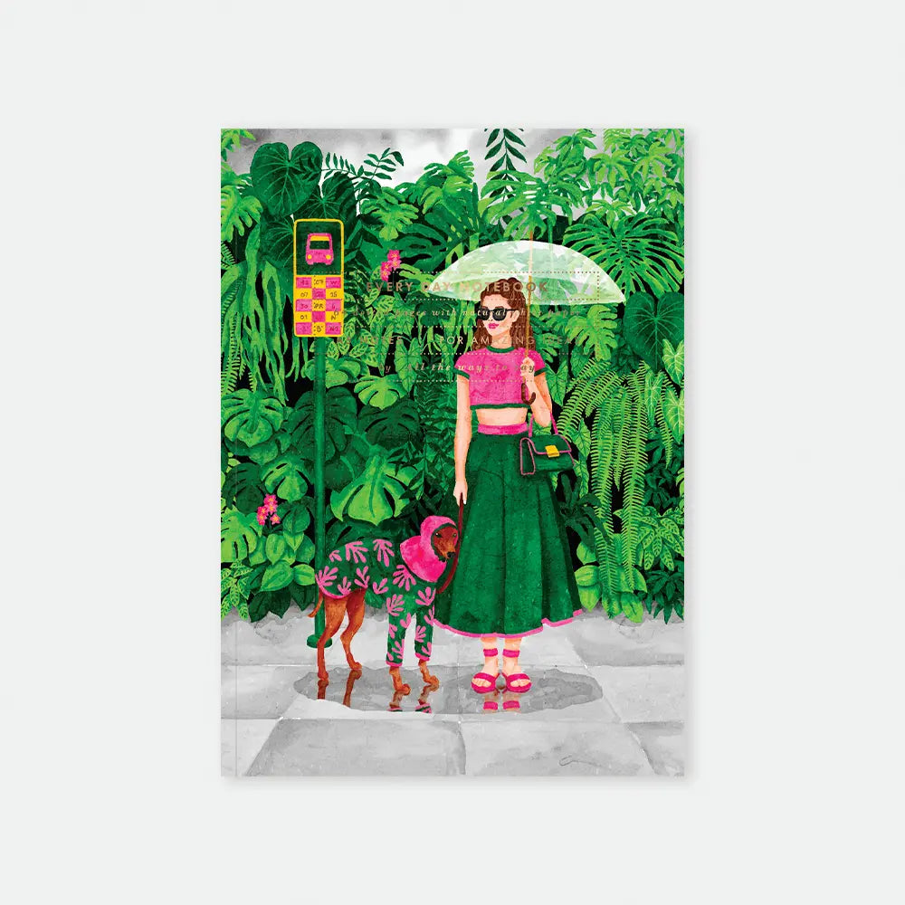 all-the-ways-to-say-wet-season-carnet-a5-parapluie-fsc image 1