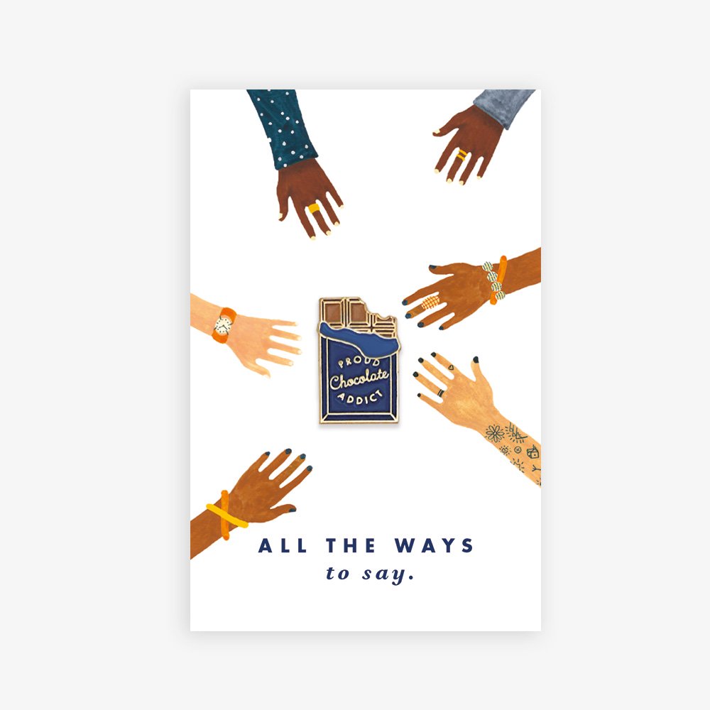 all-the-ways-to-say-chocolate-addict-pin-s-mail-dor image 1