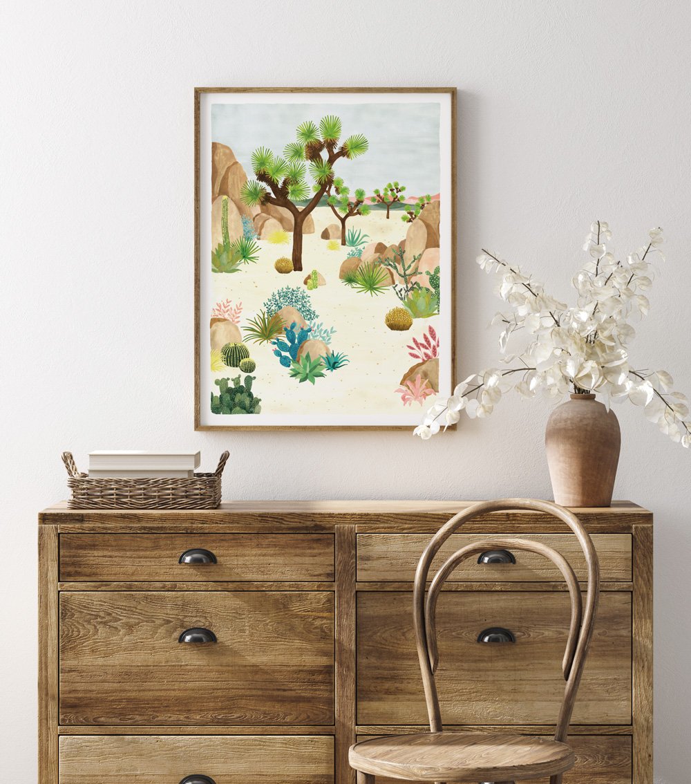 all-the-ways-to-say-joshua-tree-affiche-desert-petit-18x24-cm image 2