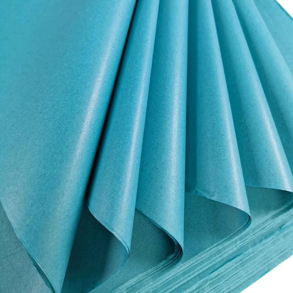 carnival-papers-tissue-paper-papier-de-soie-turquoise-50-feuilles image 1