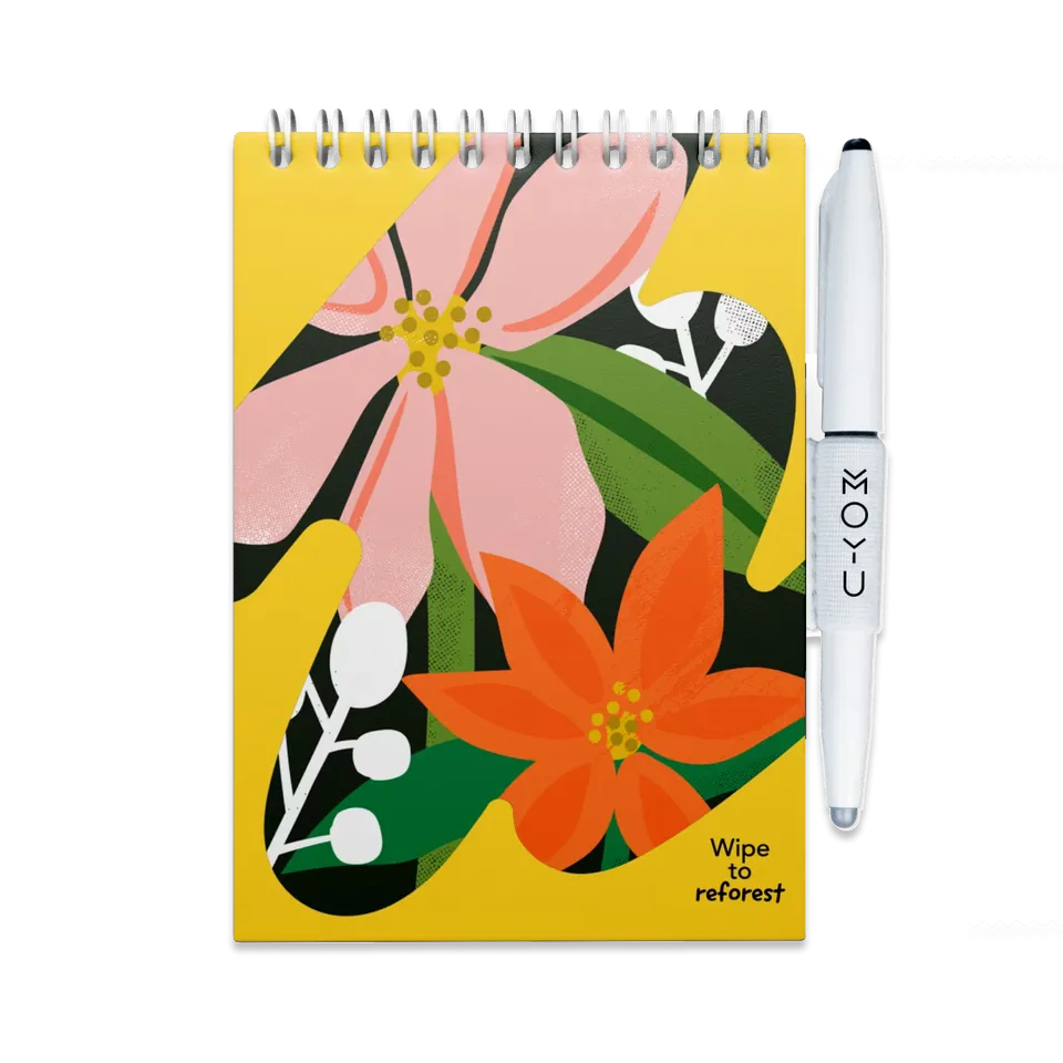 moyu-flower-vibes-bloc-notes-effa-able-a6-fleurs image 1
