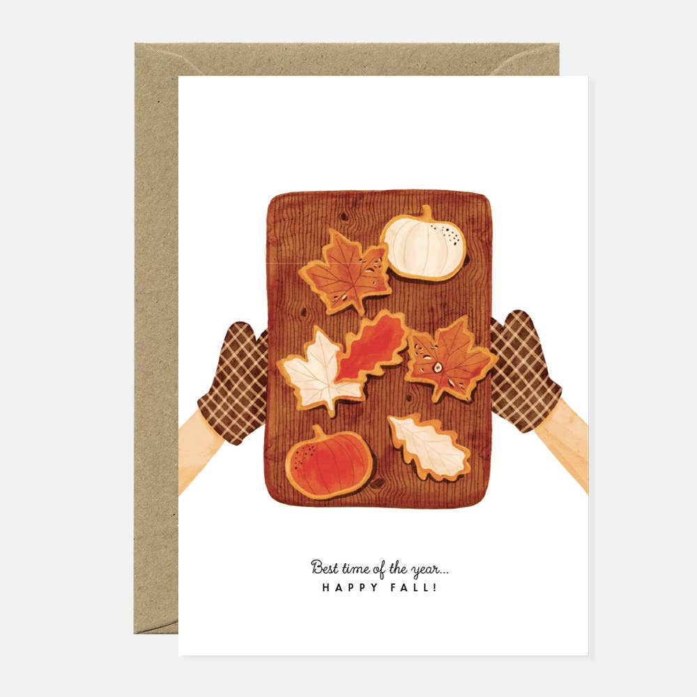 all-the-ways-to-say-happy-fall-cookies-carte-voeux-a6-automne image 1