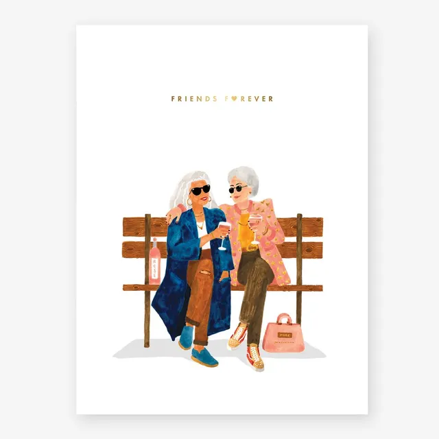 all-the-way-to-say-friends-forever-affiche-18x24-amiti image 1