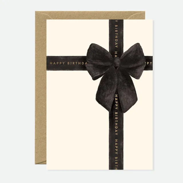 all-the-ways-to-say-happy-birthday-black-bow-carte-dor-e image 1